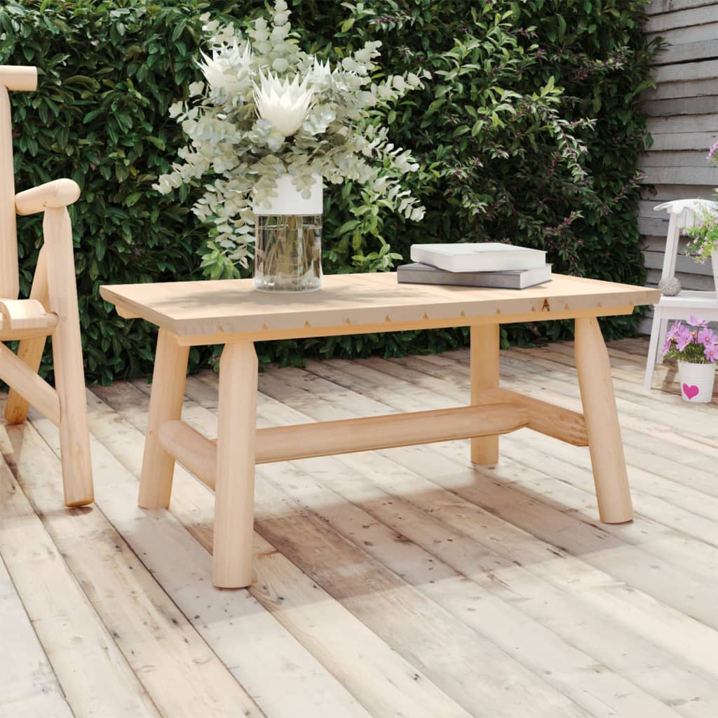 Side Table | Burned Wood | Solid Spruce Wood | Small | Durable