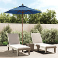 Garden Parasol With Wooden Pole 196X231 Cm
