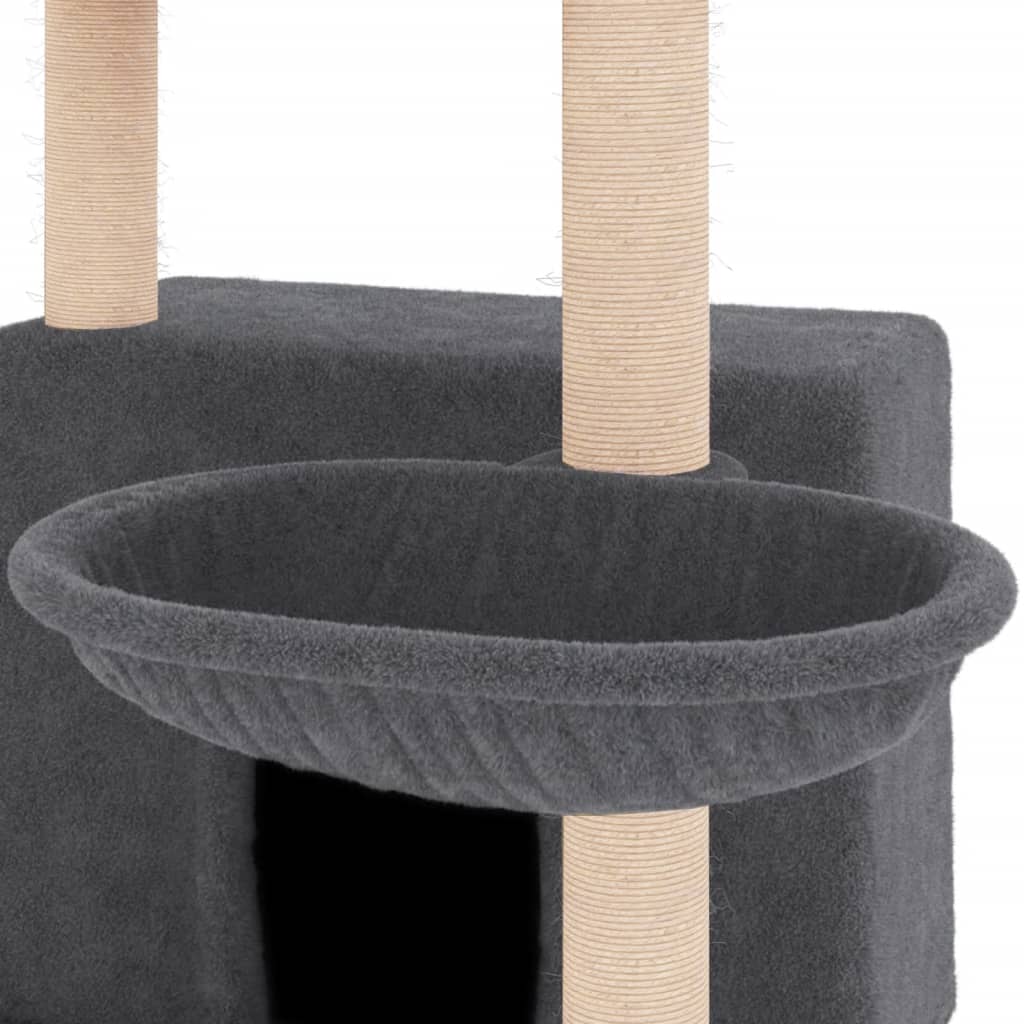 Cat Tree With Sisal Scratching Posts 132 Cm