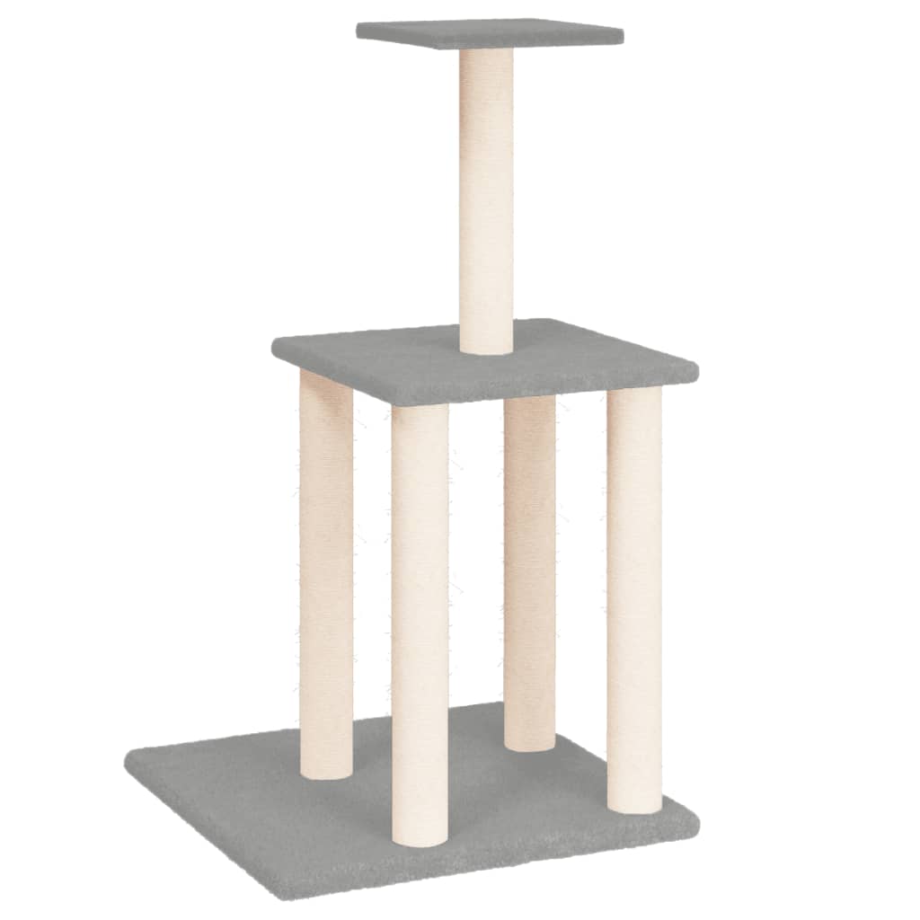 Cat Tree With Sisal Scratching Posts 85.5 Cm