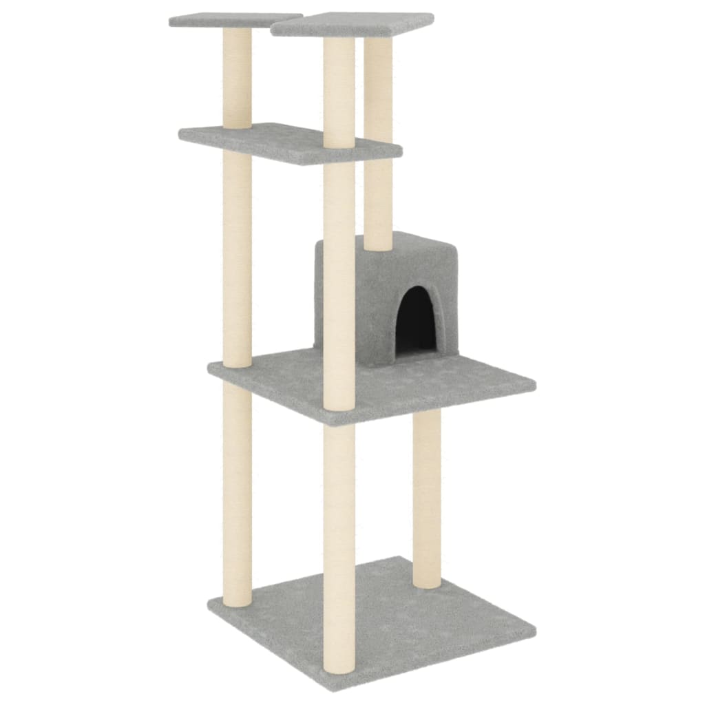Cat Tree With Sisal Scratching Posts 123 Cm