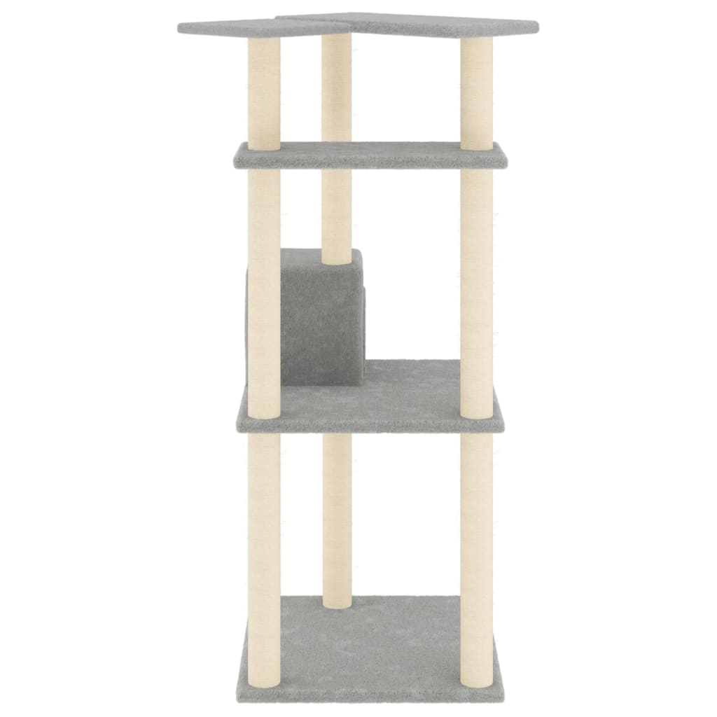 Cat Tree With Sisal Scratching Posts 123 Cm