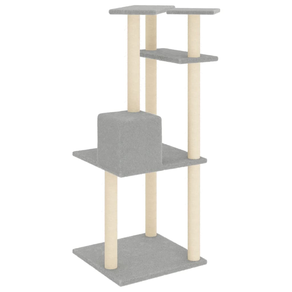 Cat Tree With Sisal Scratching Posts 123 Cm