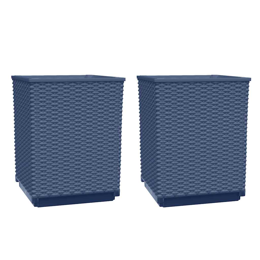 Planters 2 Pcs 30X30X37 Cm Polypropylene