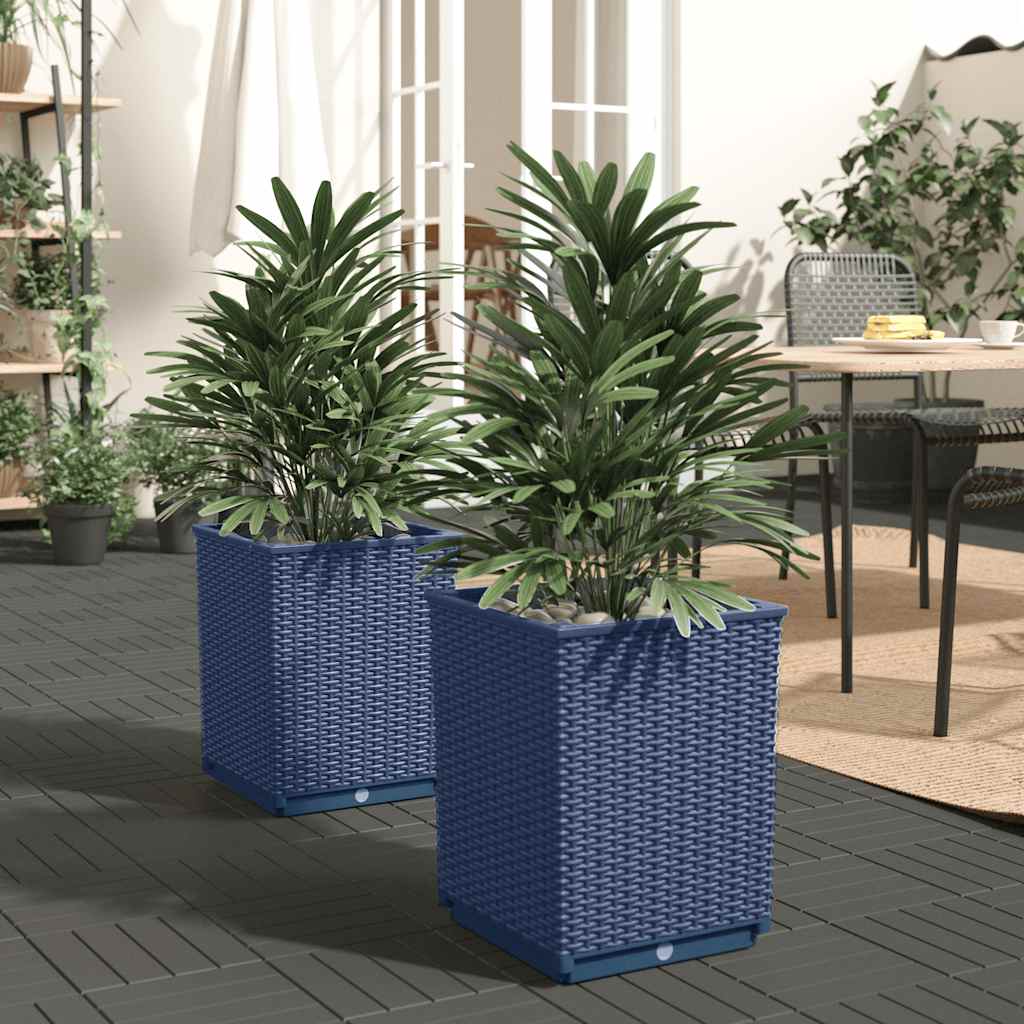 Planters 2 Pcs 30X30X37 Cm Polypropylene