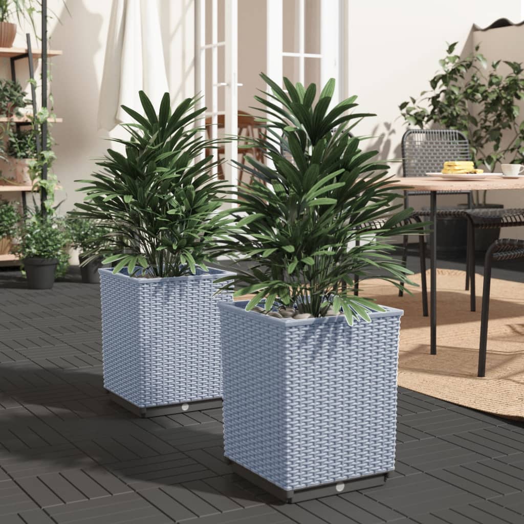 Planters 2 Pcs 30X30X37 Cm Polypropylene