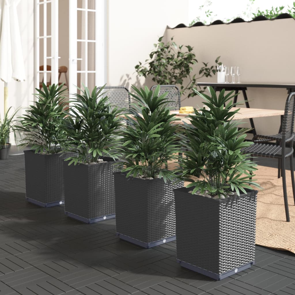 Planters 2 Pcs 30X30X37 Cm Polypropylene