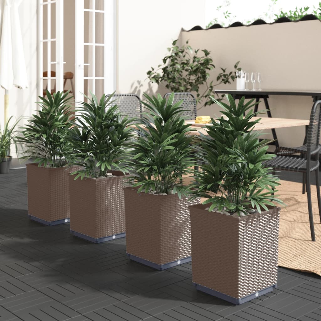 Planters 2 Pcs 30X30X37 Cm Polypropylene