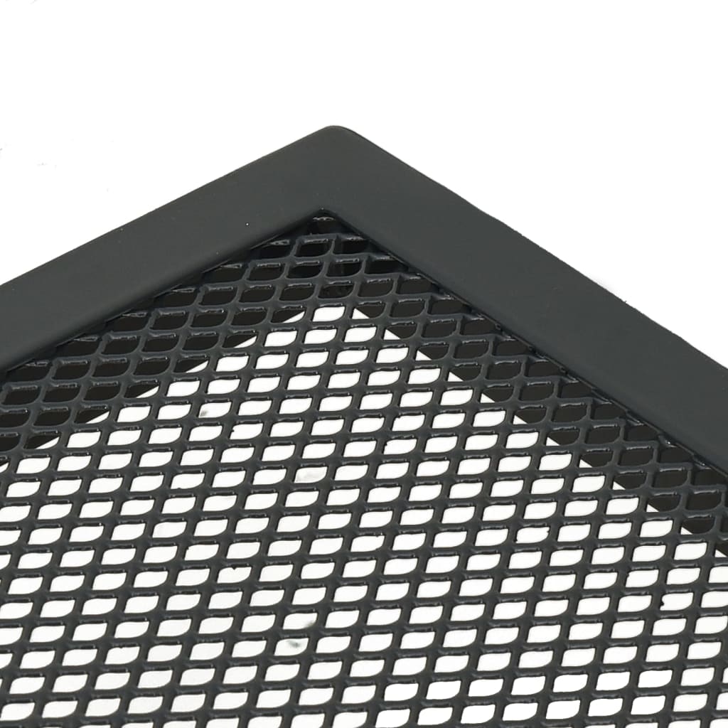 Folding Garden Table Anthracite Steel Mesh