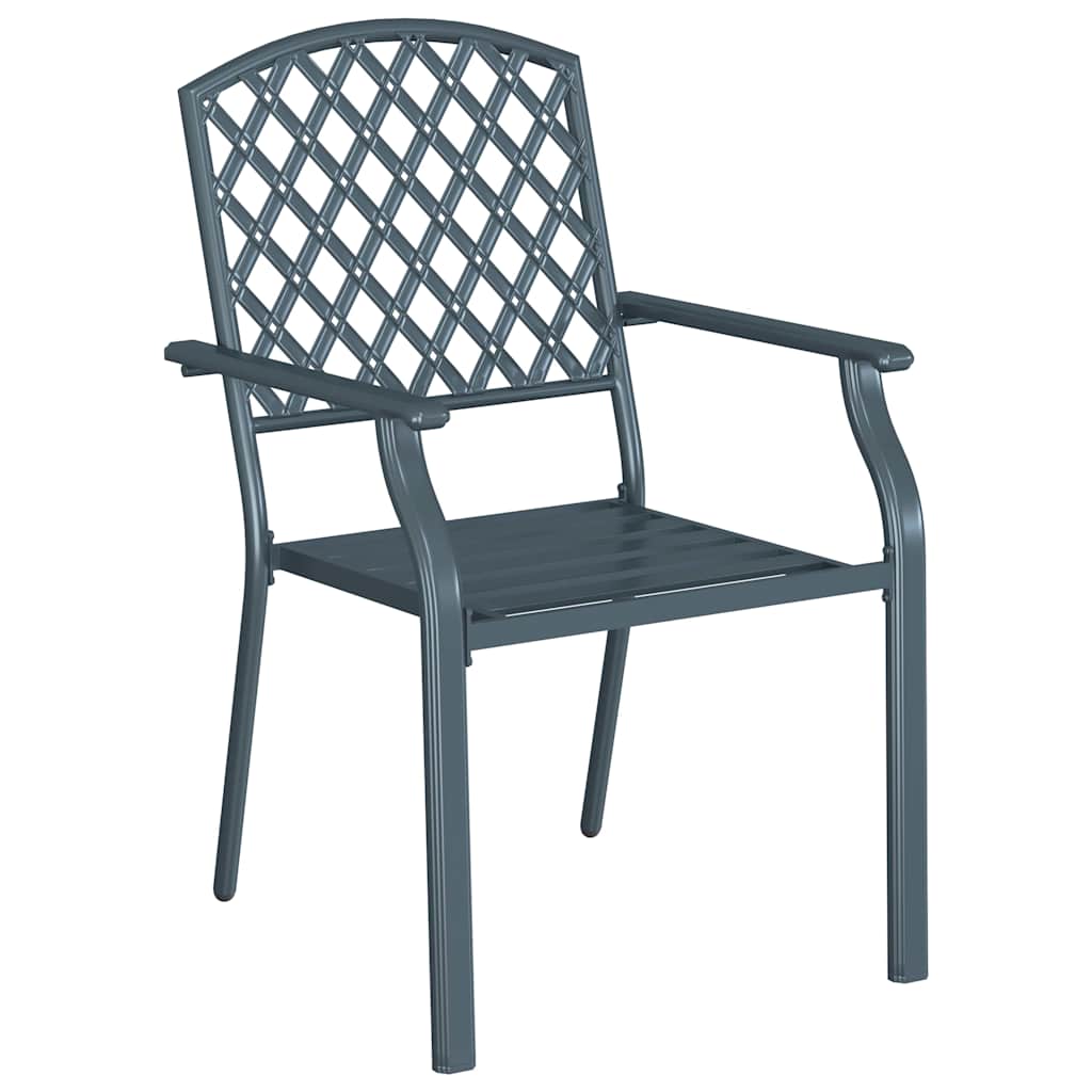 Garden Chair 4 Pcs 56 X 65 X 89 Cm Steel