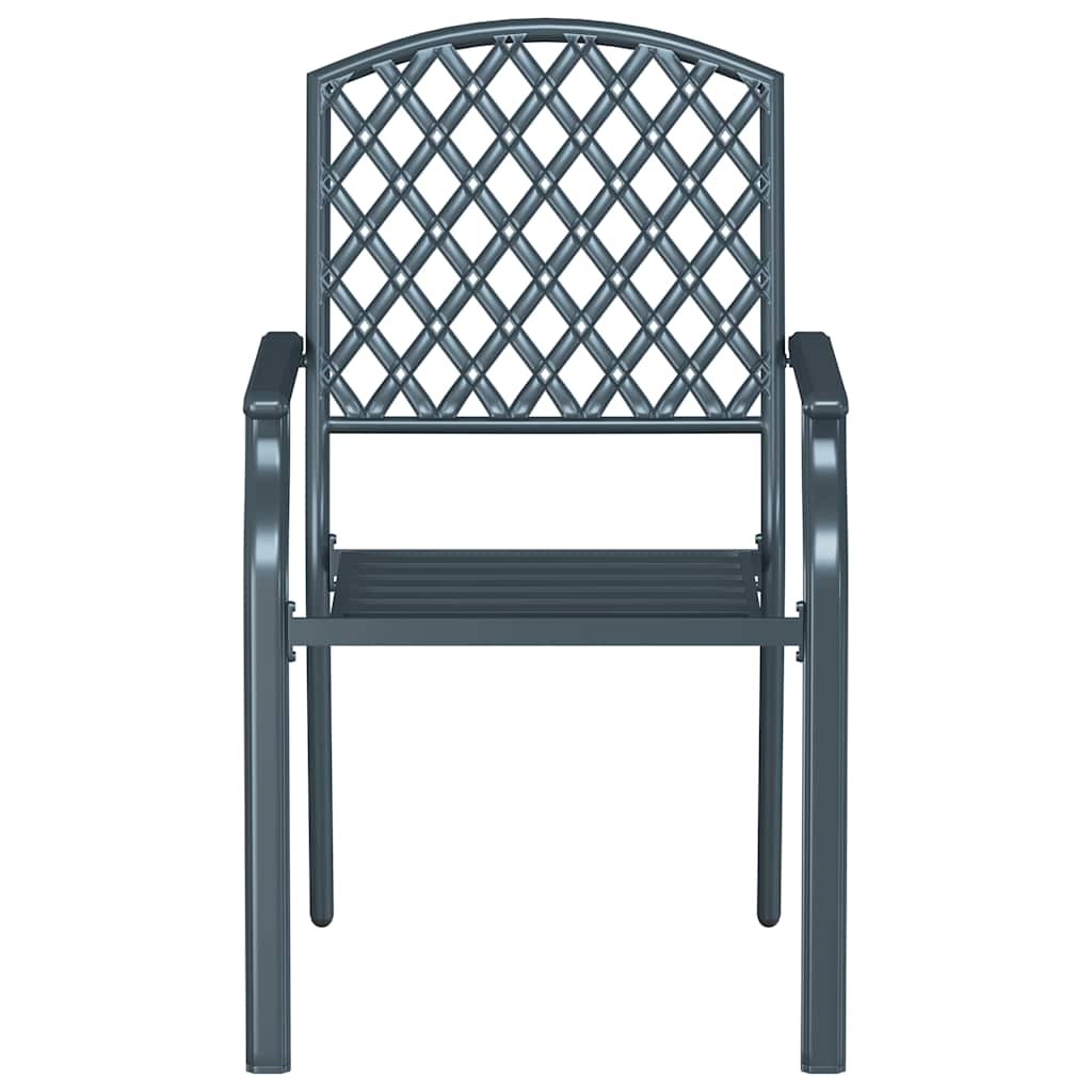 Garden Chair 4 Pcs 56 X 65 X 89 Cm Steel