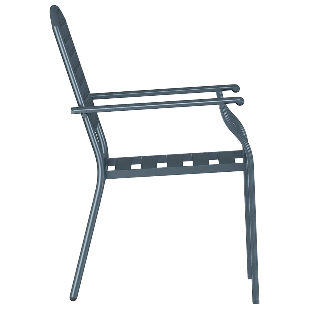 Garden Chair 4 Pcs 56 X 65 X 89 Cm Steel