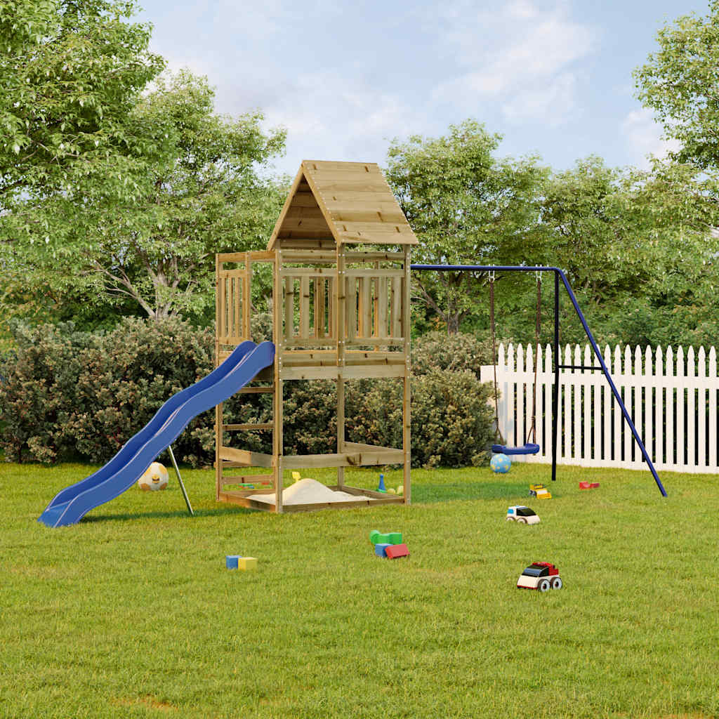Outdoor Playset Solid Wood Douglas