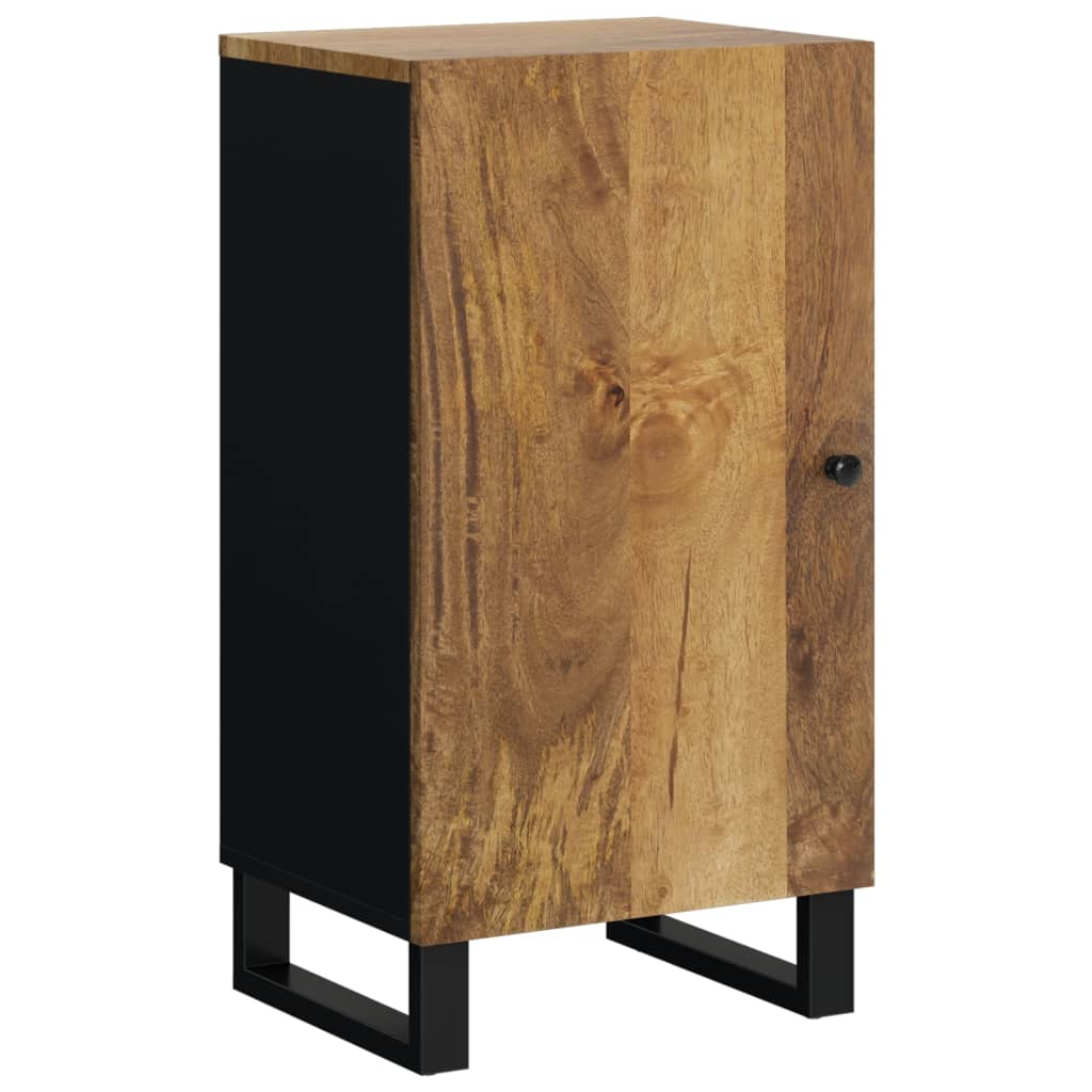 Sideboard With Door 40X31X75 Cm Solid Wood Mango