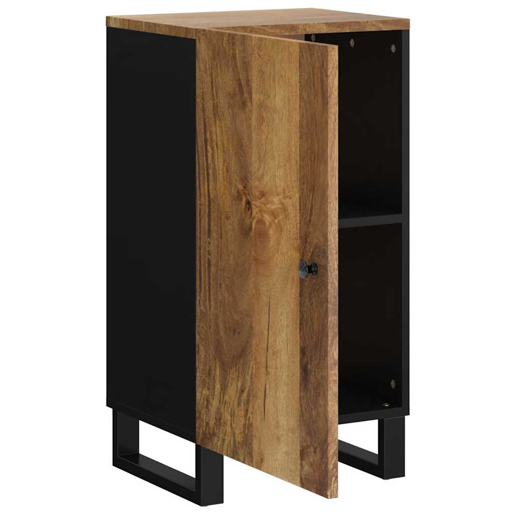 Sideboard With Door 40X31X75 Cm Solid Wood Mango