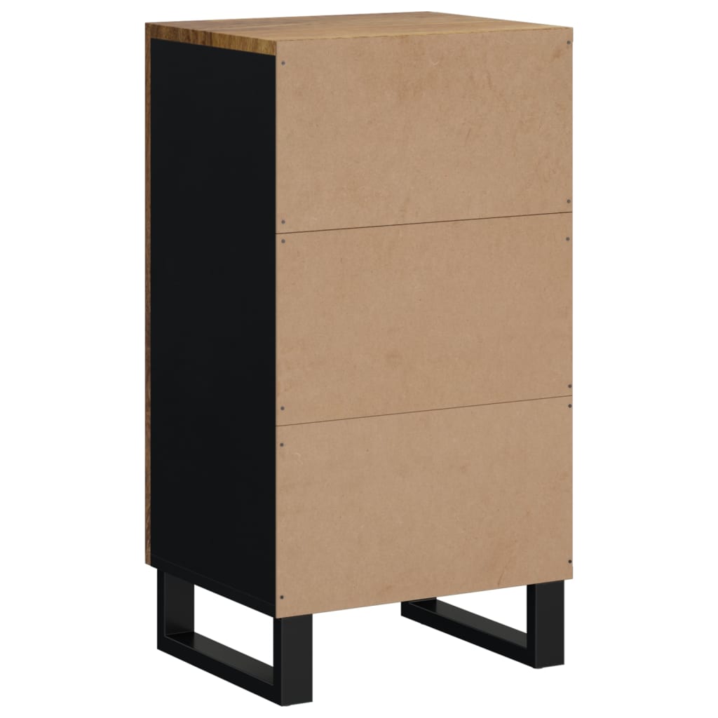 Sideboard With Door 40X31X75 Cm Solid Wood Mango