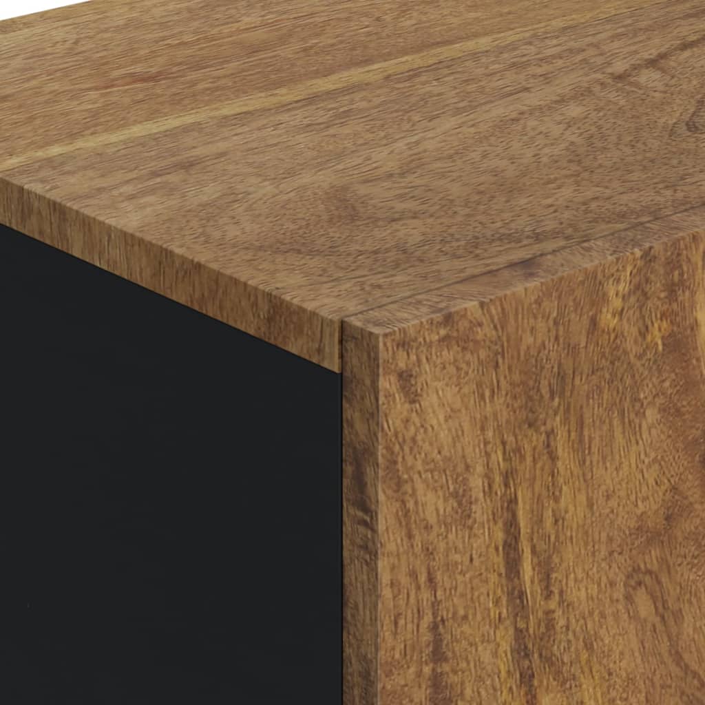 Sideboard With Door 40X31X75 Cm Solid Wood Mango