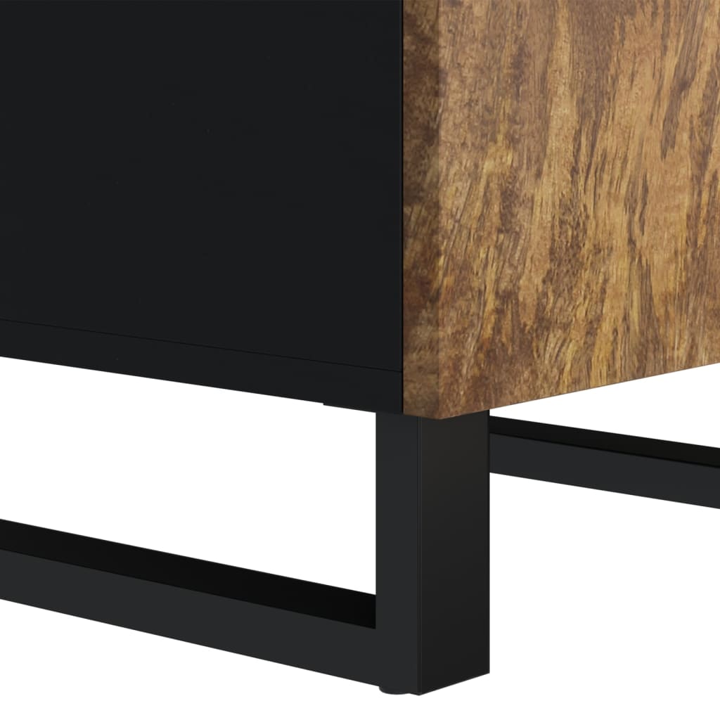 Sideboard With Door 40X31X75 Cm Solid Wood Mango