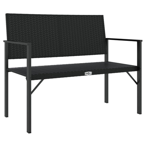2-Seater Garden Bench Poly Rattan