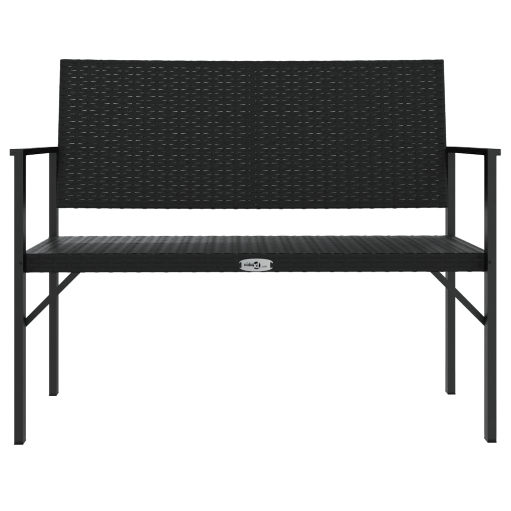 2-Seater Garden Bench Poly Rattan