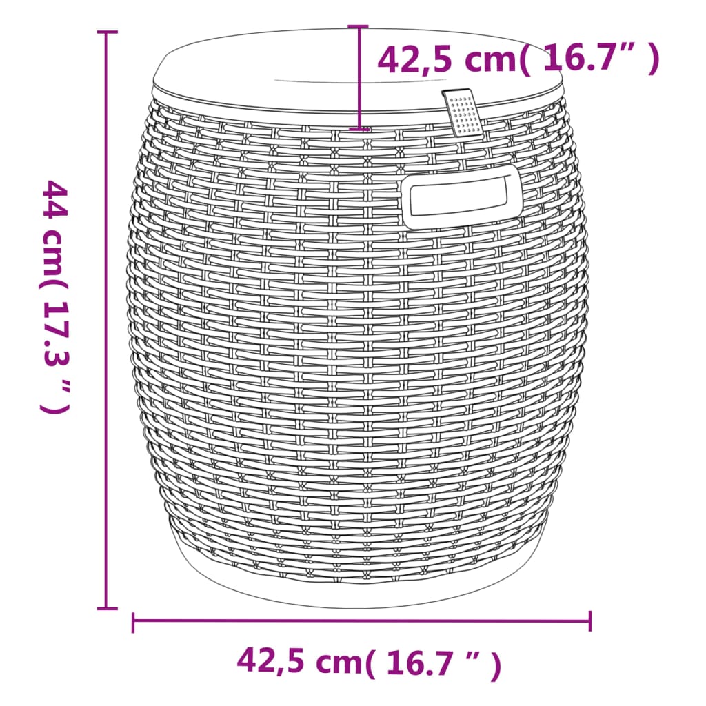 4-In-1 Garden Storage Box Polypropylene
