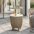 3-In-1 Ice Cooler Table Polypropylene
