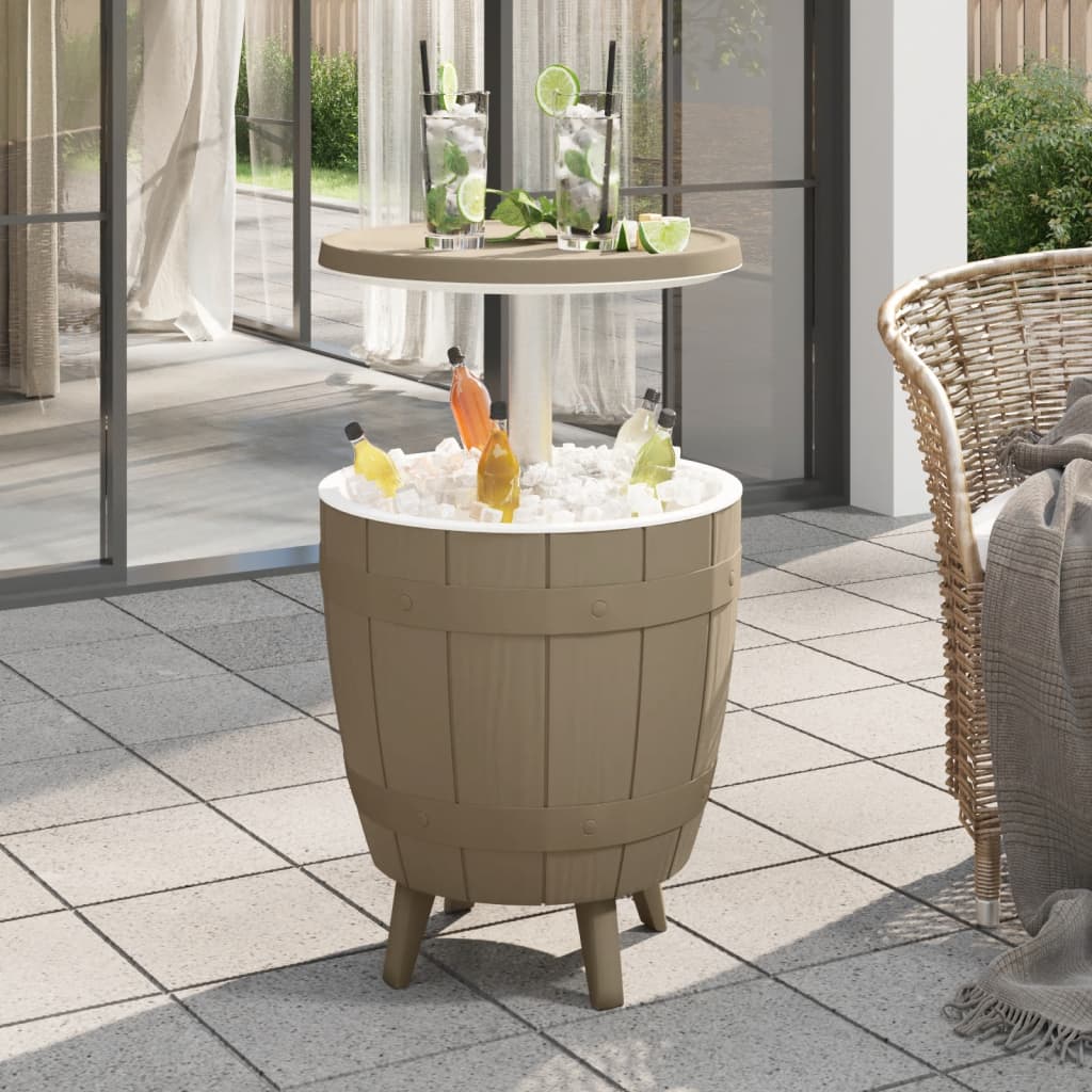 3-In-1 Ice Cooler Table Polypropylene