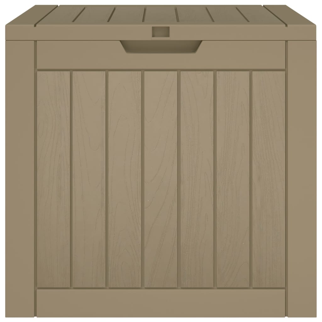 Outdoor Storage Boxes 118L Garden Box Black Waterproof Lockable Cushion Chest PP