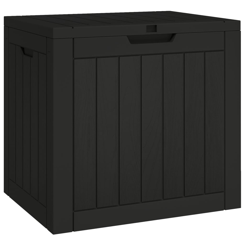 Outdoor Storage Boxes 118L Garden Box Black Waterproof Lockable Cushion Chest PP