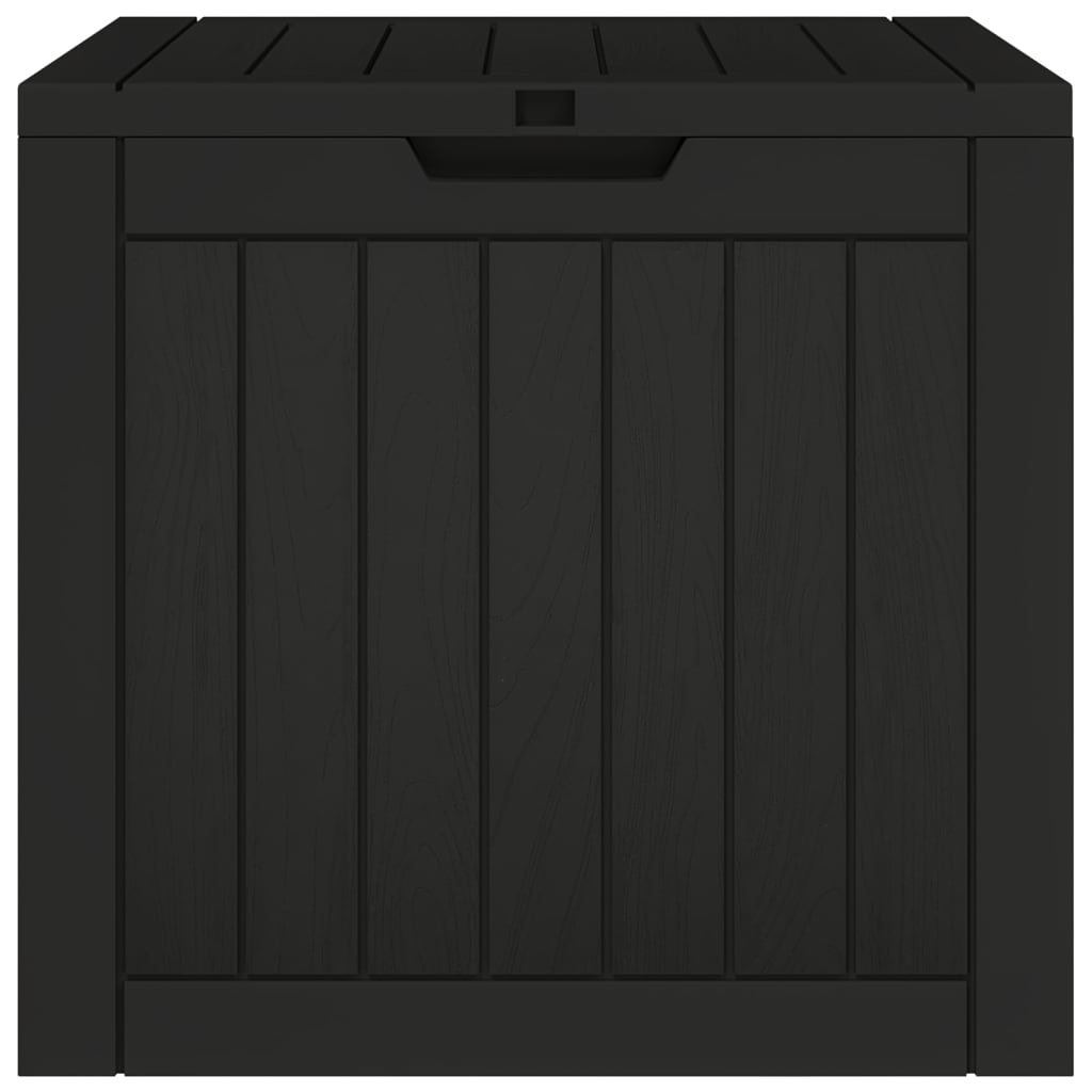 Outdoor Storage Boxes 118L Garden Box Black Waterproof Lockable Cushion Chest PP
