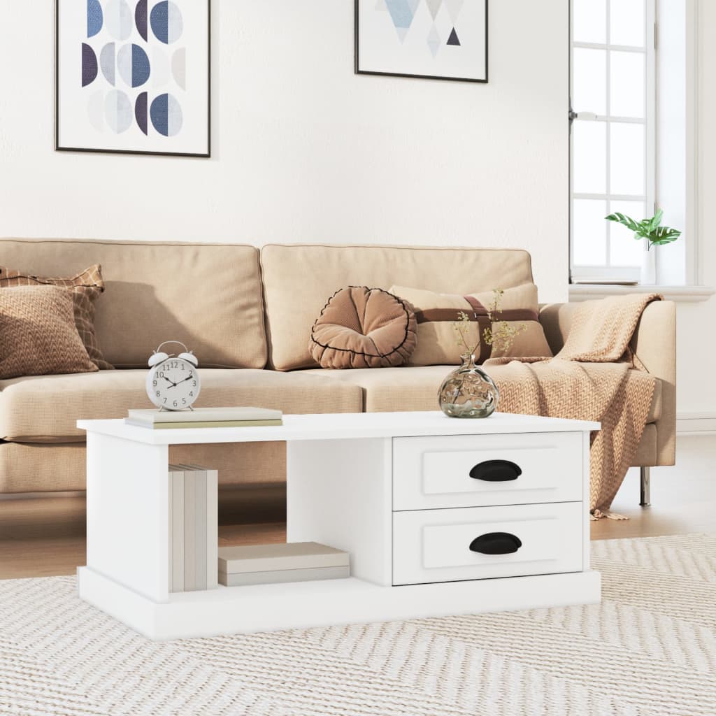 Coffee Table 90X50X35 Cm Engineered Wood