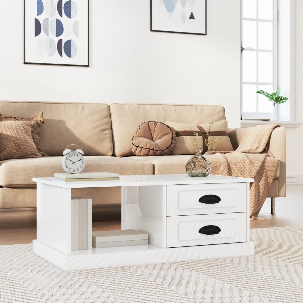 Coffee Table 90X50X35 Cm Engineered Wood