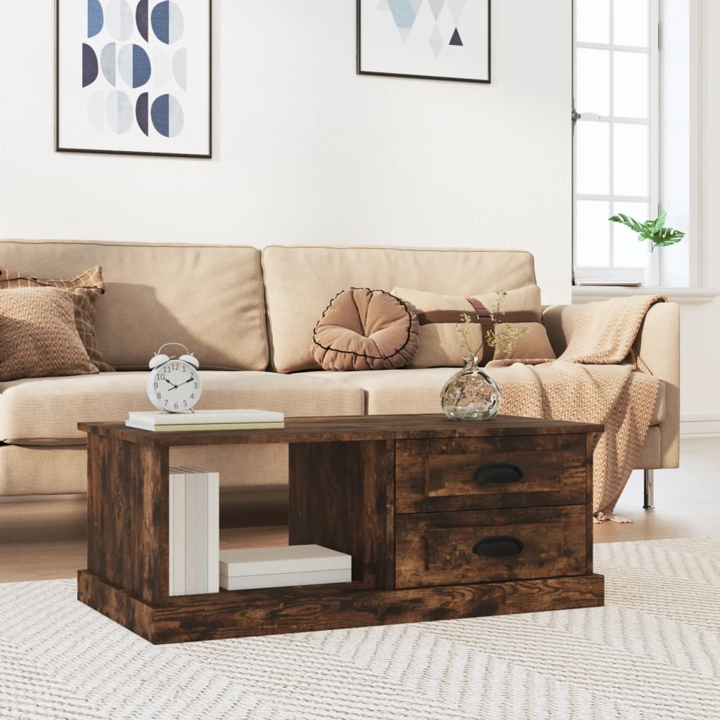 Coffee Table 90X50X35 Cm Engineered Wood