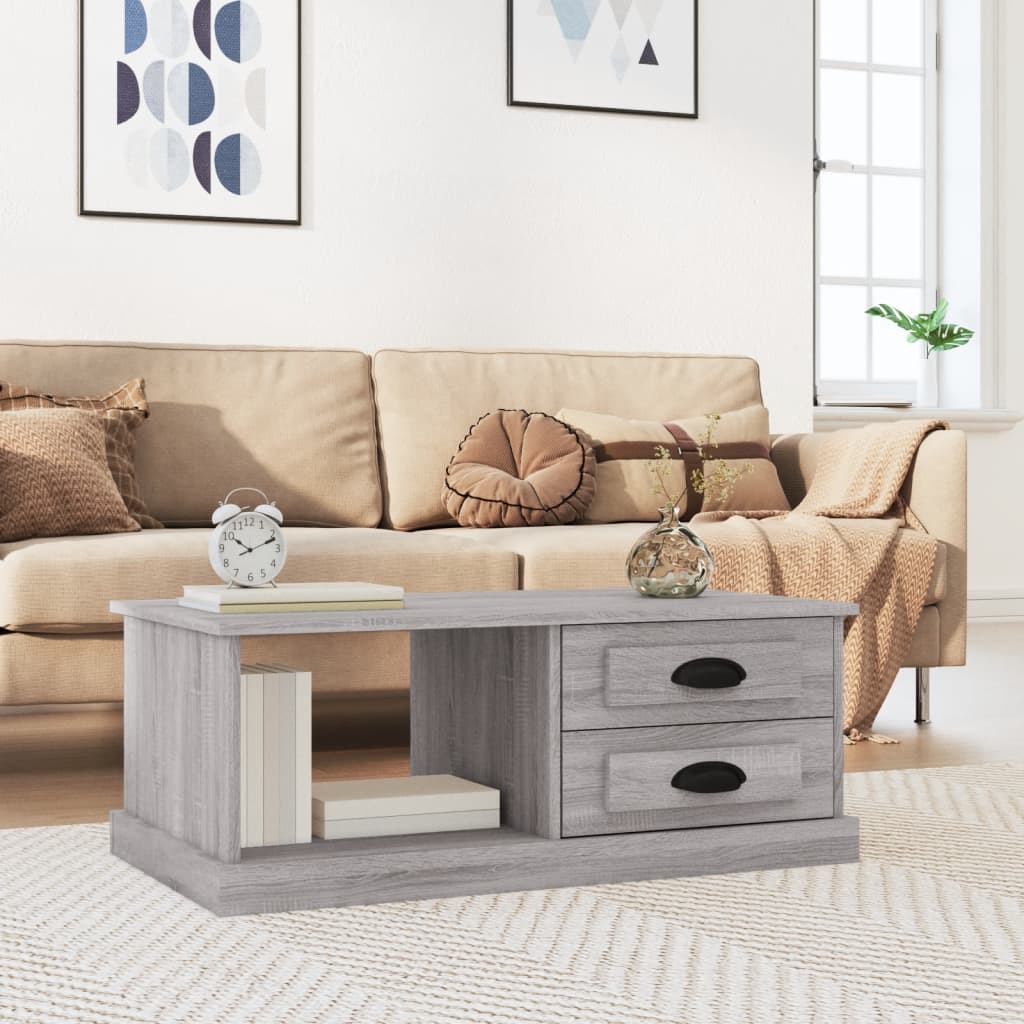 Coffee Table 90X50X35 Cm Engineered Wood