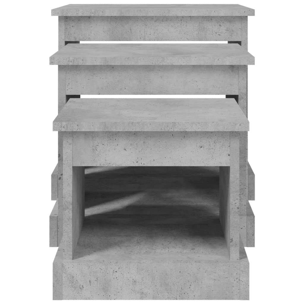Coffee Tables 3 Pcs Engineered Wood