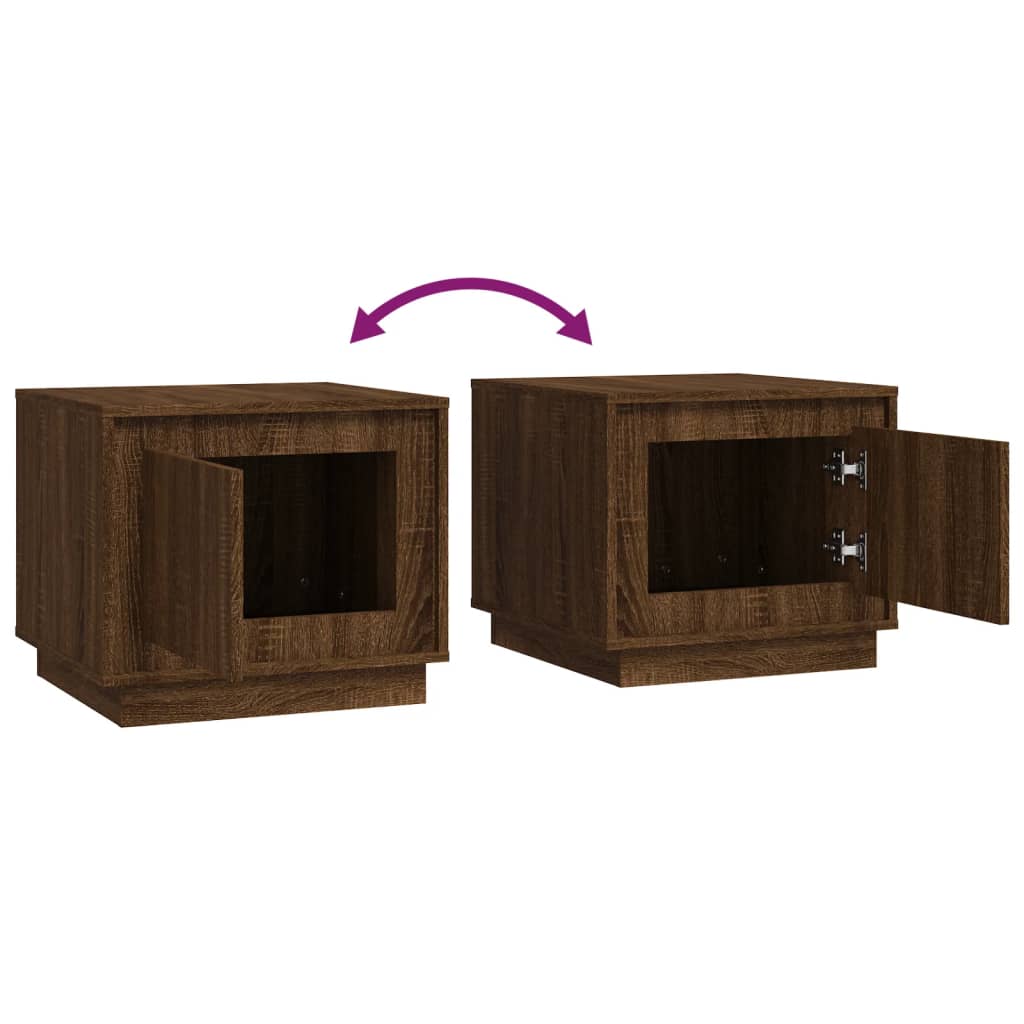 Coffee Table 51X50X44 Cm Engineered Wood