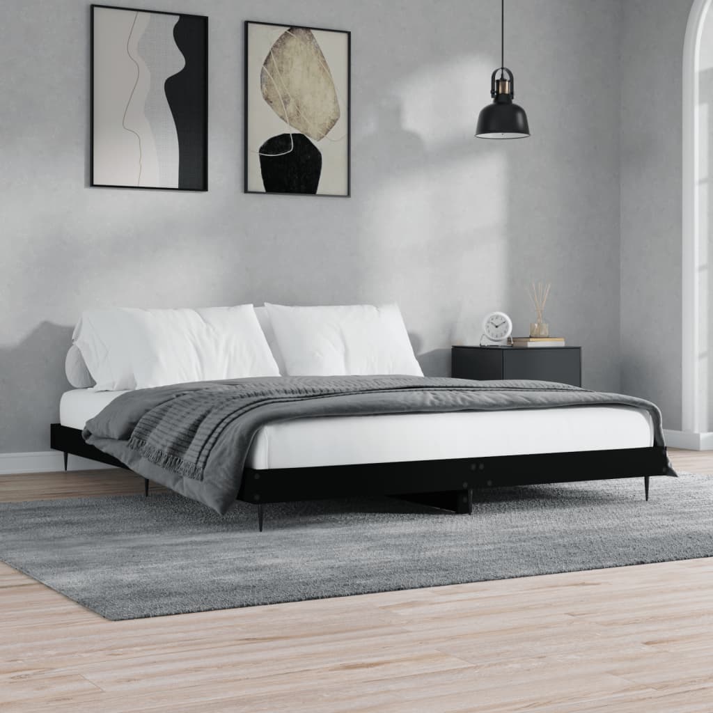 Bed Frame Without Mattress Engineered Wood