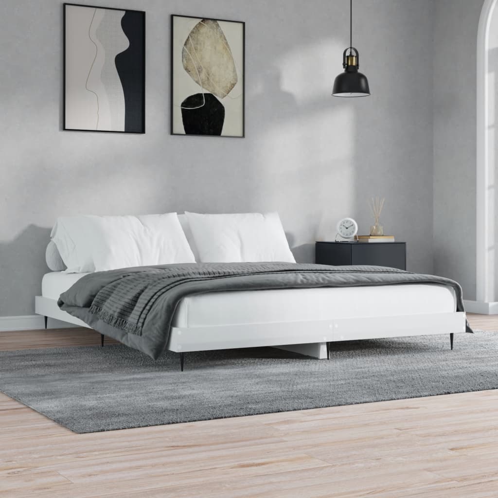 Bed Frame Without Mattress Engineered Wood