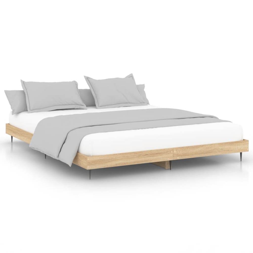 Bed Frame Without Mattress Engineered Wood