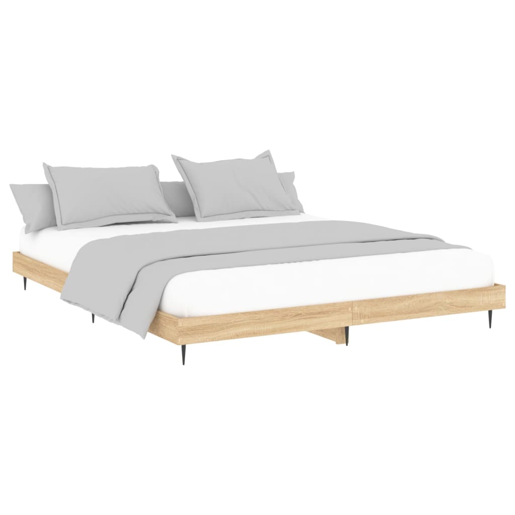 Bed Frame Without Mattress Engineered Wood