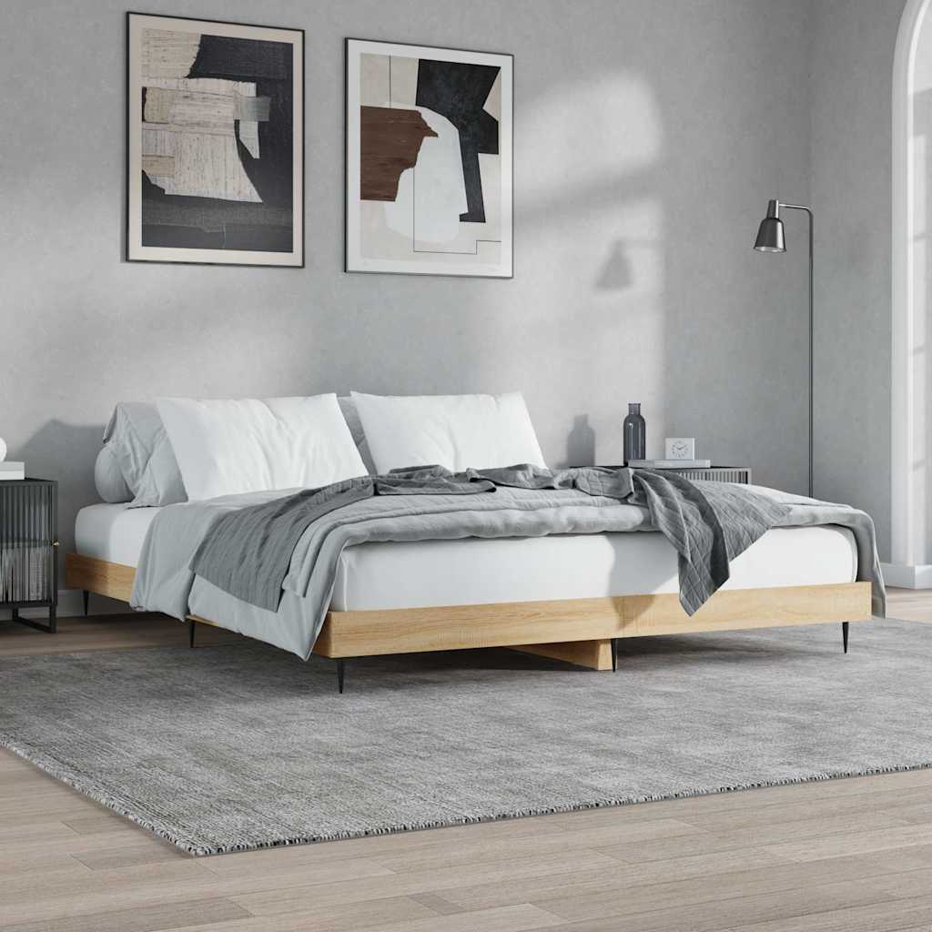 Bed Frame Without Mattress Engineered Wood