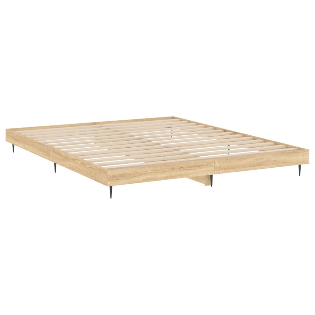Bed Frame Without Mattress Engineered Wood
