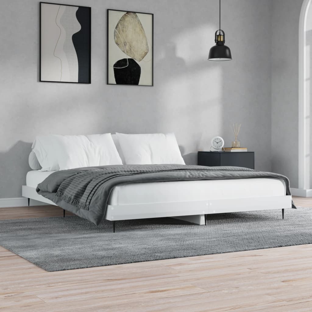 Bed Frame Without Mattress Engineered Wood