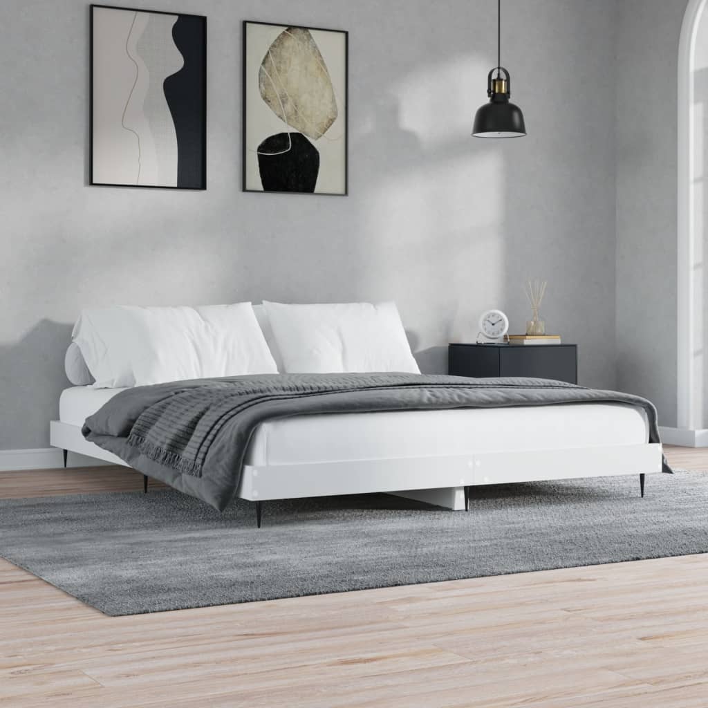 Bed Frame Without Mattress Engineered Wood