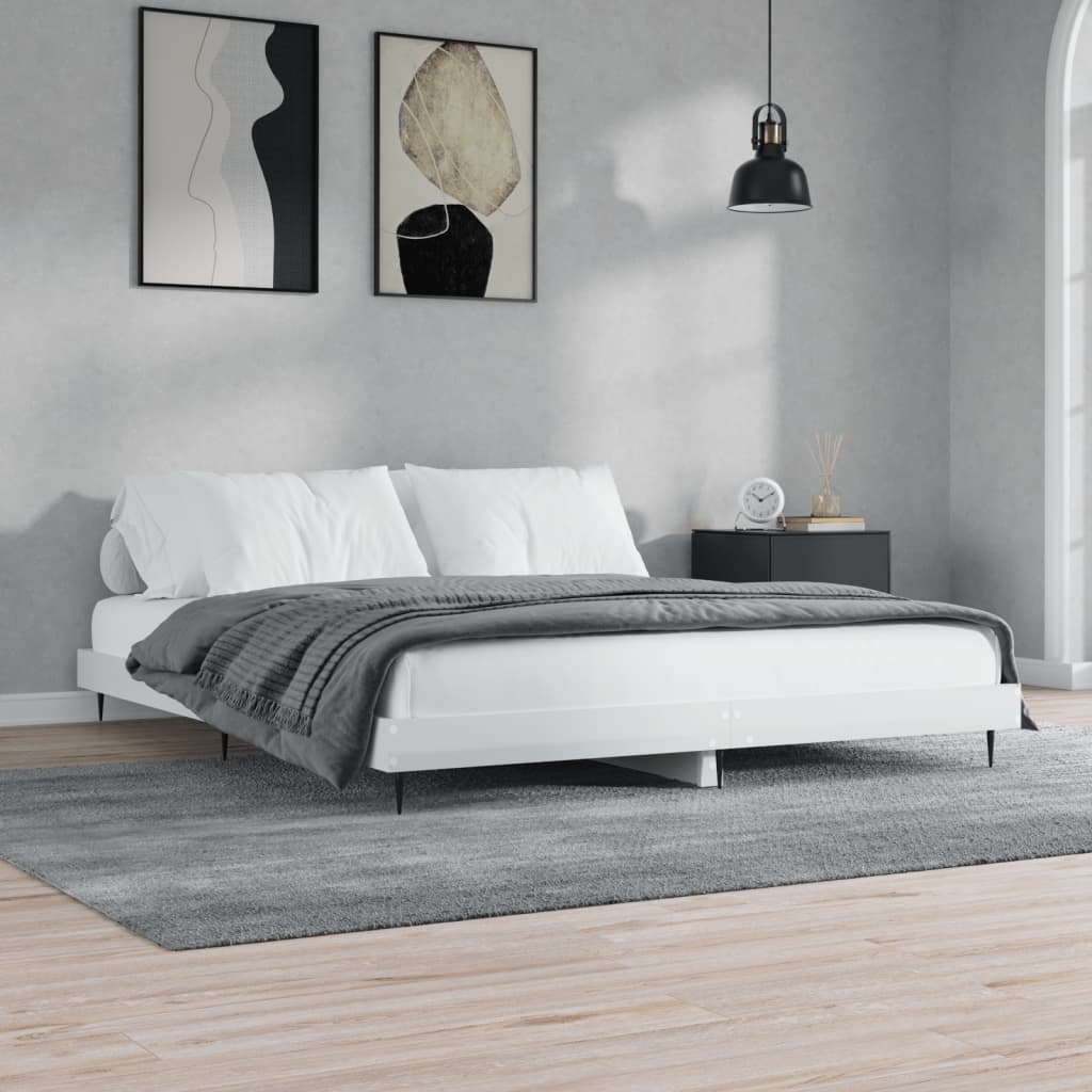 Bed Frame Without Mattress Engineered Wood