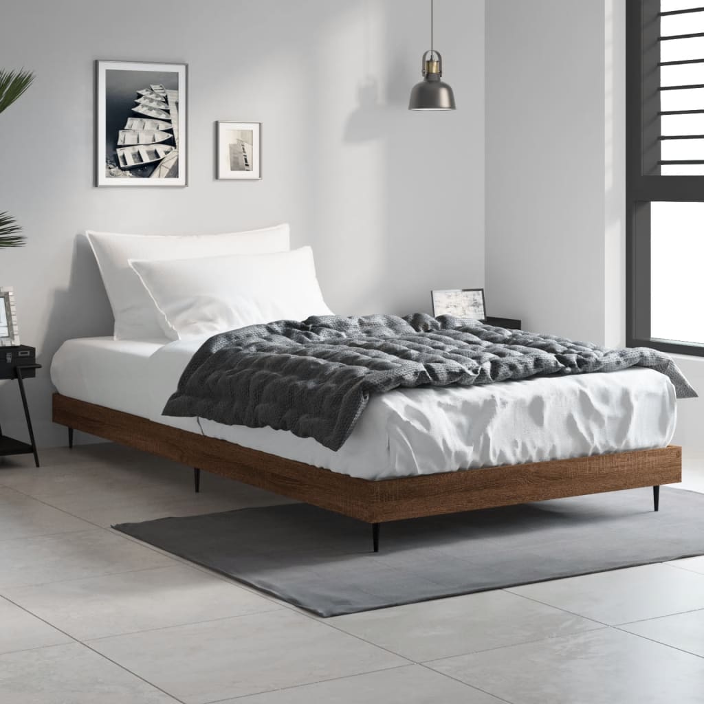 Bed Frame Without Mattress Engineered Wood