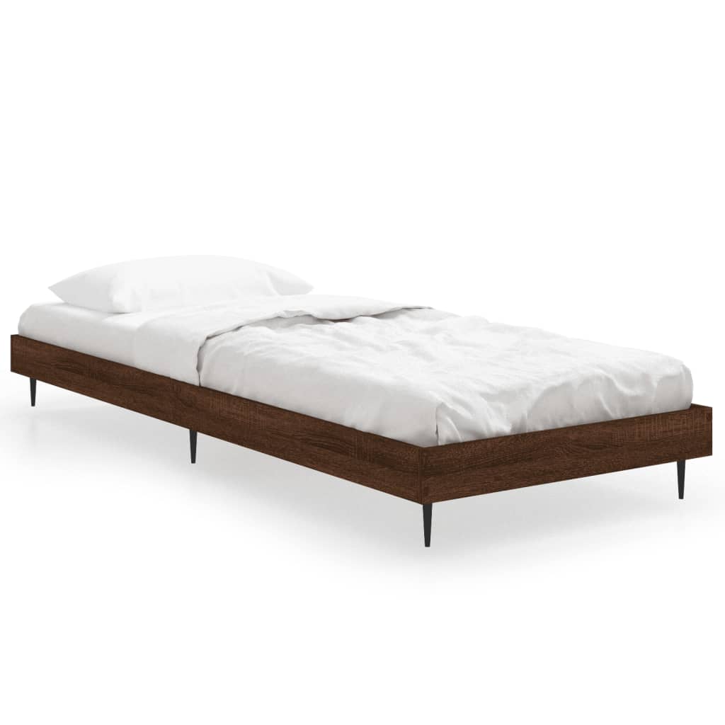 Bed Frame Without Mattress Small Single Engineered Wood