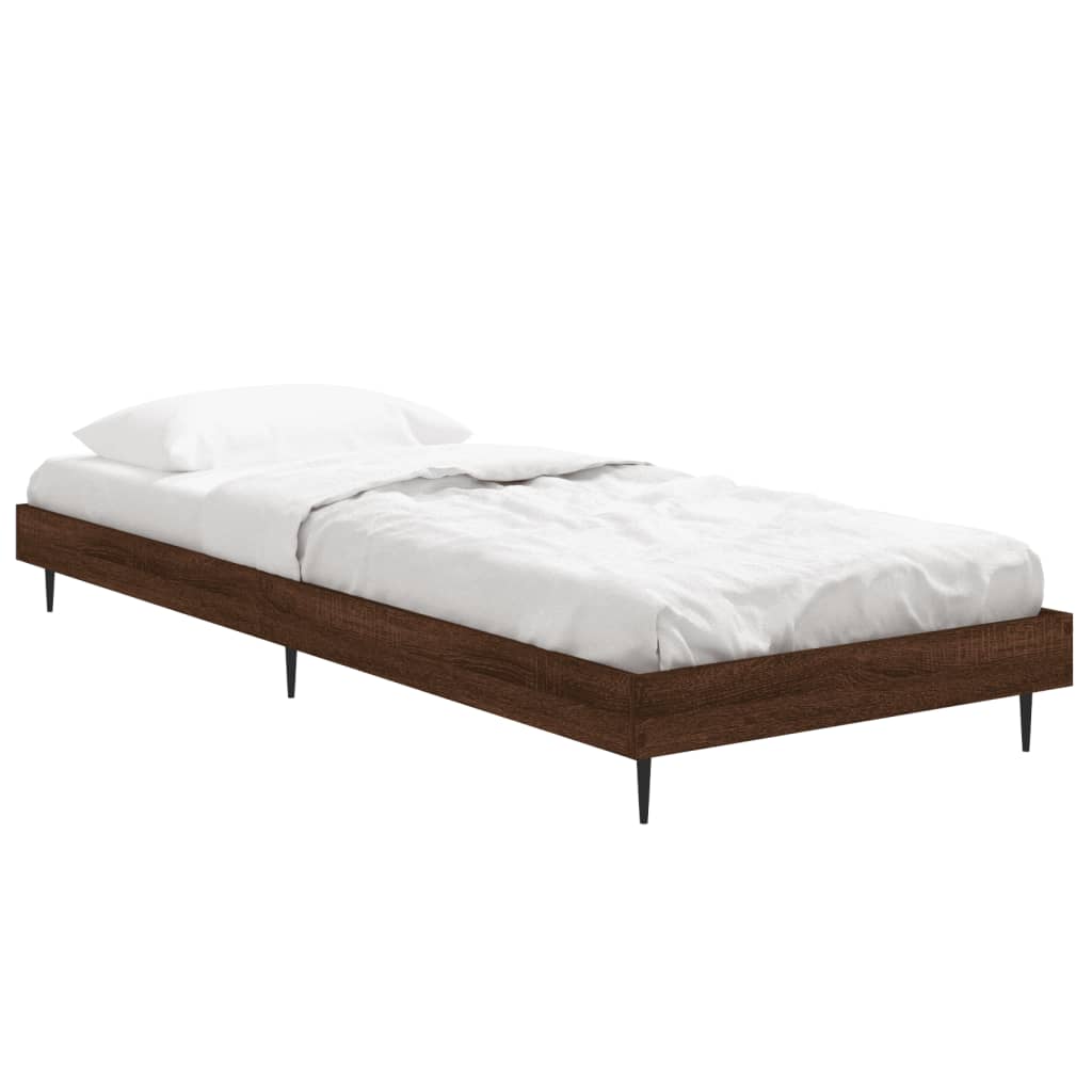Bed Frame Without Mattress Small Single Engineered Wood