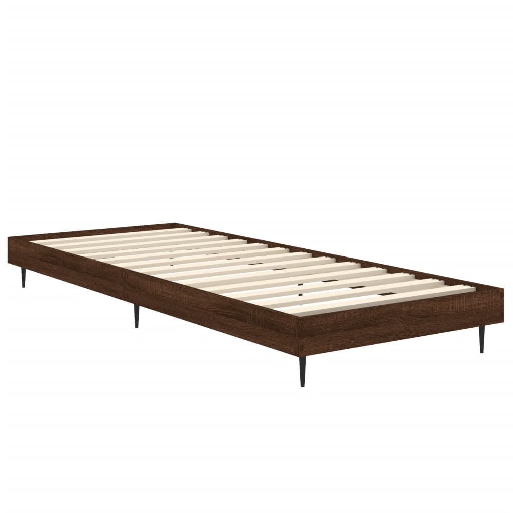 Bed Frame Without Mattress Small Single Engineered Wood