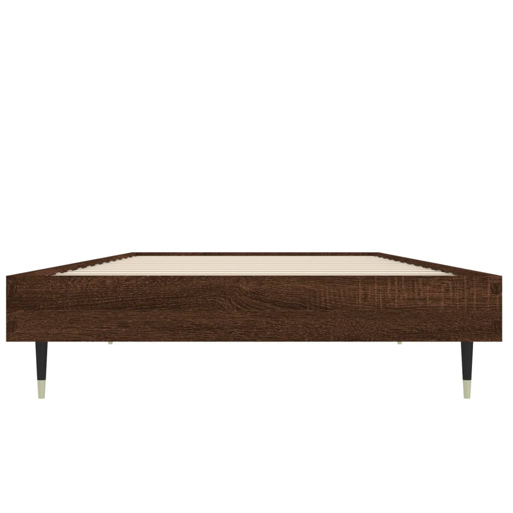 Bed Frame Without Mattress Small Single Engineered Wood